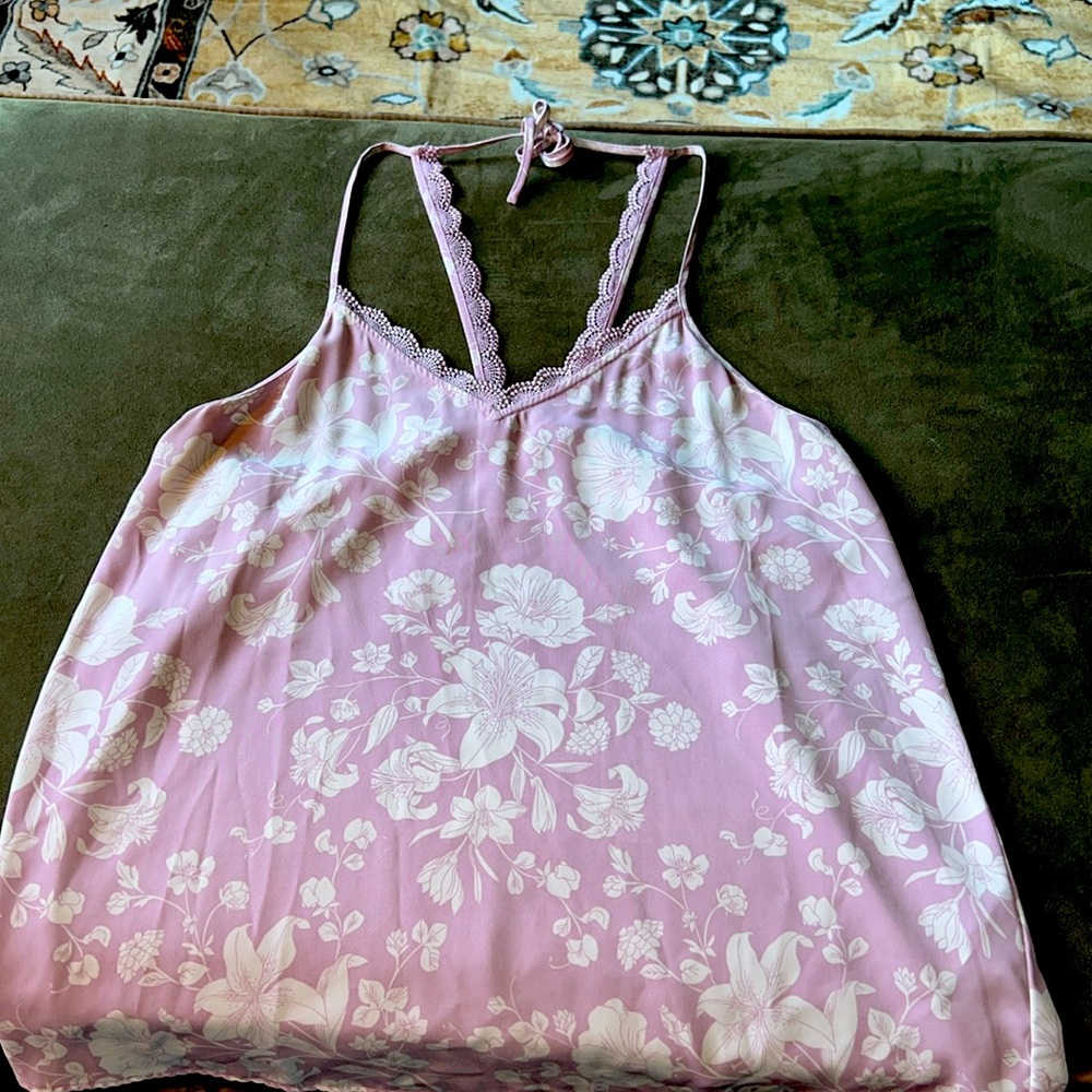 Purple summer blouse